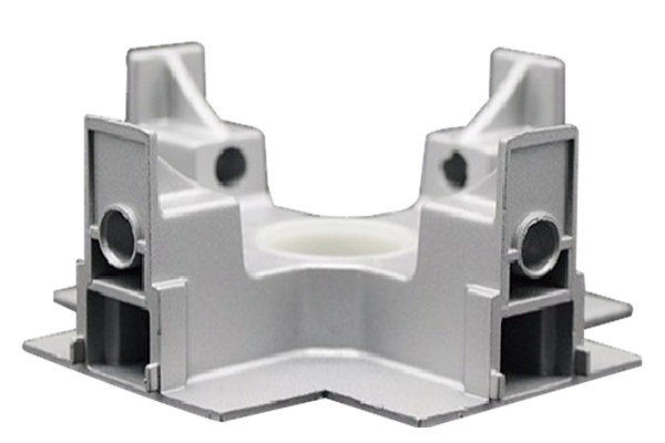 Four-way connector